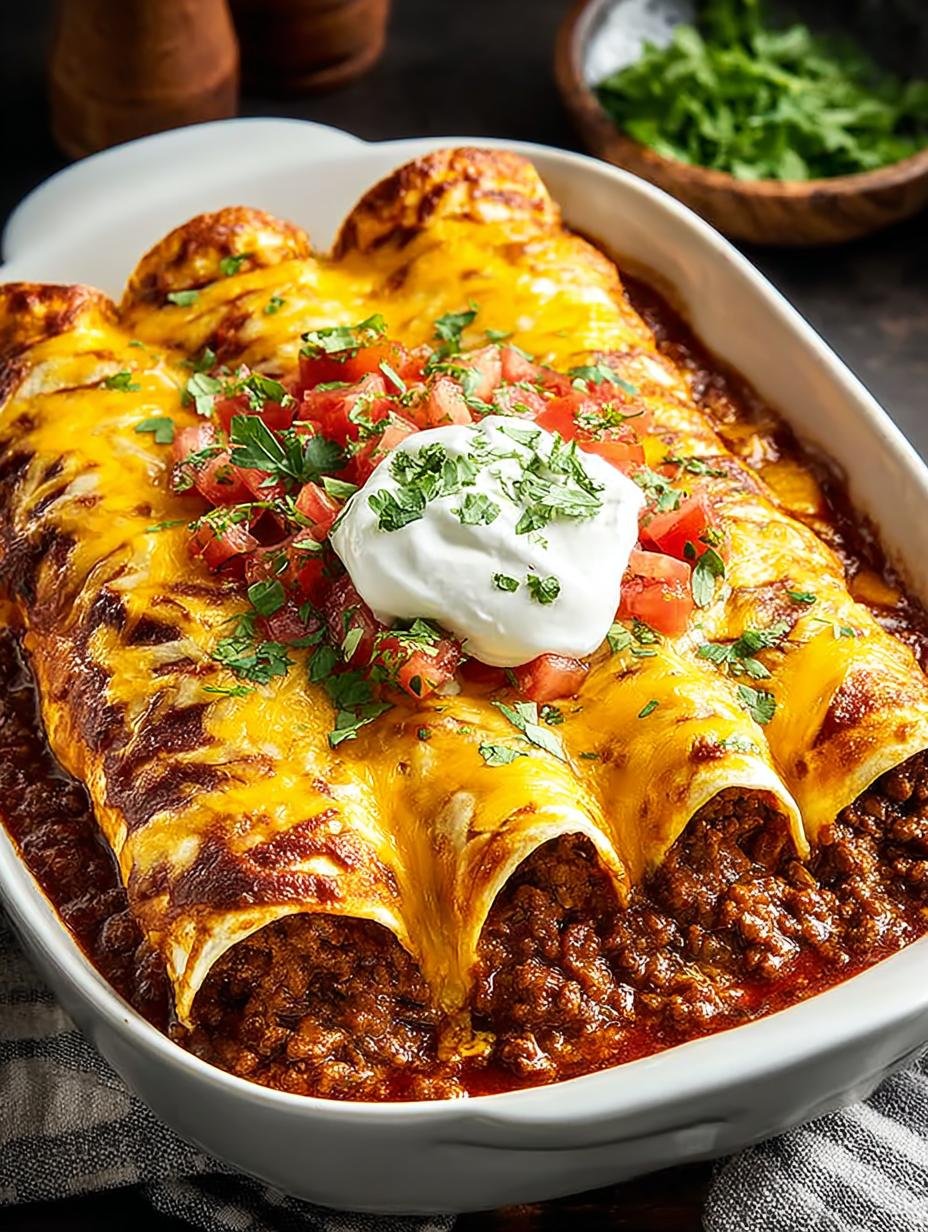 Beef Enchiladas Cheesy Comfort