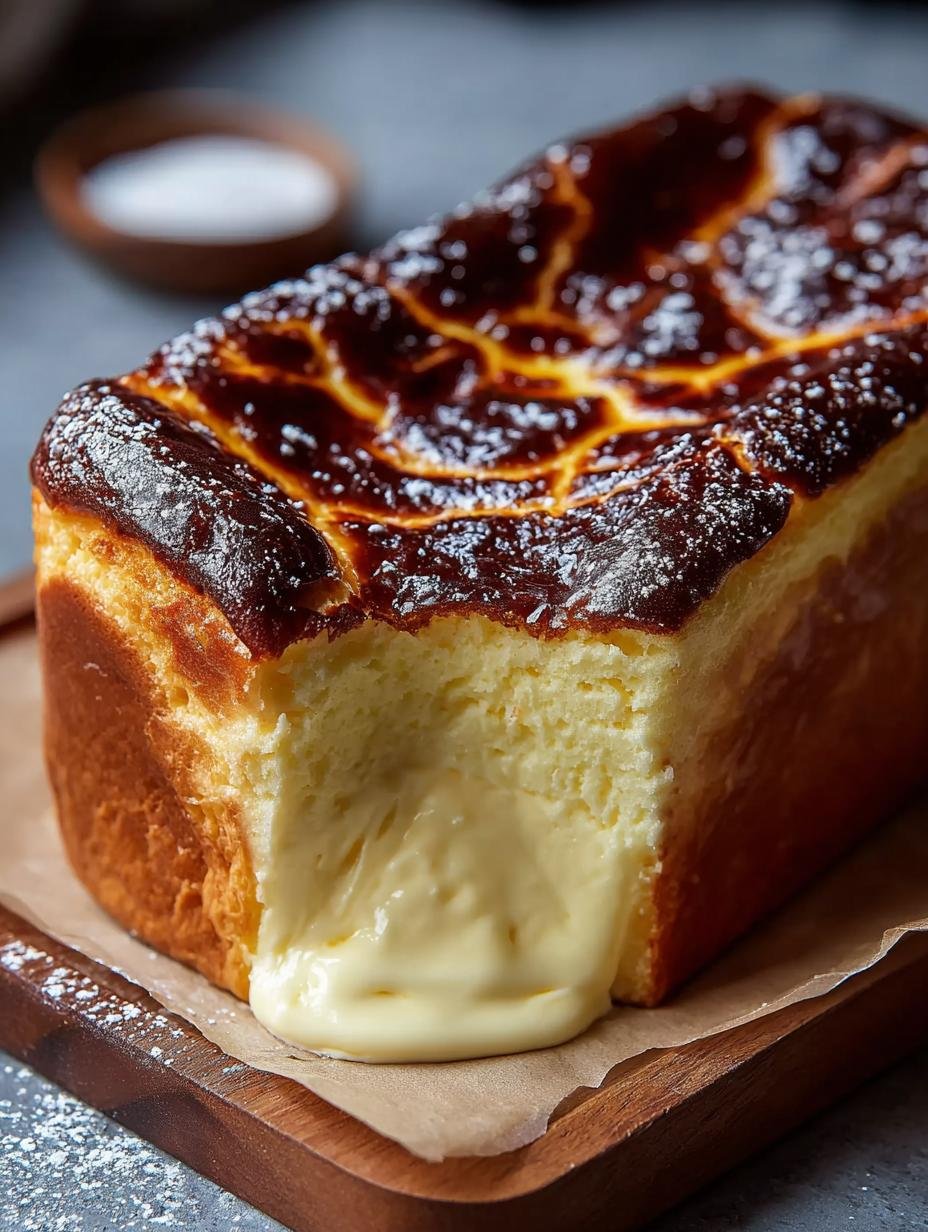 Burnt Basque Cheesecake Loaf: 7 Steps to Perfection - Burnt Basque Cheesecake Loaf - additional detail