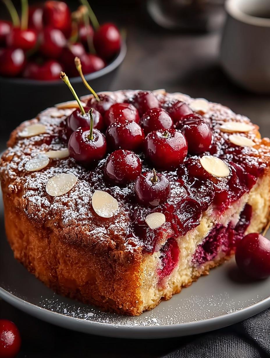 Cherry Almond Cake with Buttermilk: A Delightful Treat - Cherry Almond Cake with - additional detail
