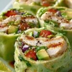 Chicken Avocado Salad Roll