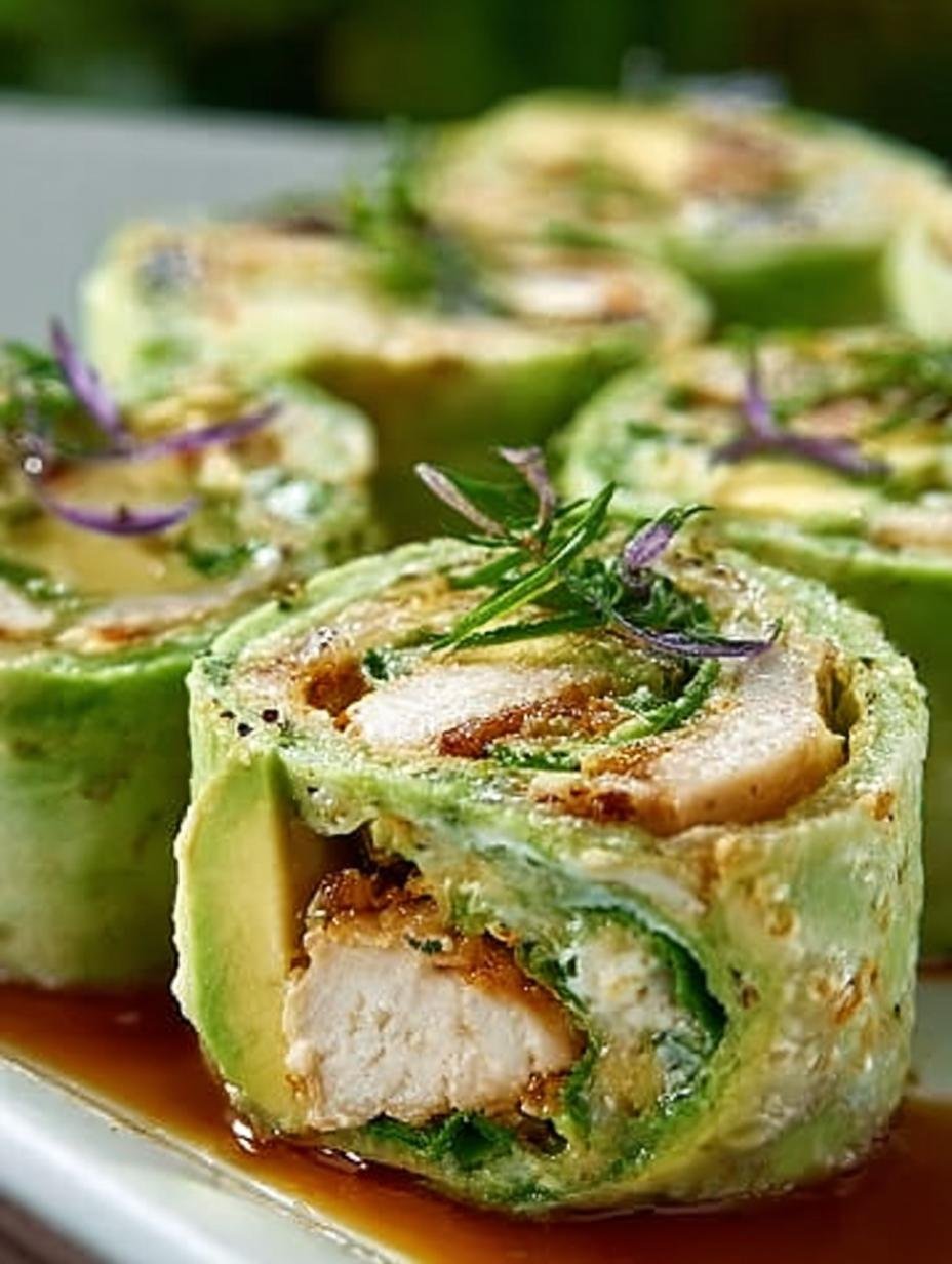 Chicken Avocado Salad Roll: 7 Incredible Variations - Chicken Avocado Salad Roll - additional detail