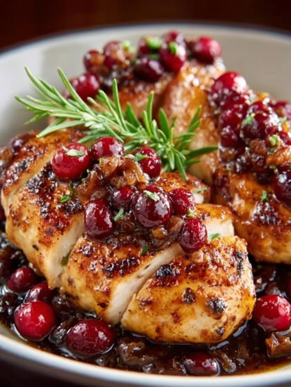 Cranberry Balsamic Chicken