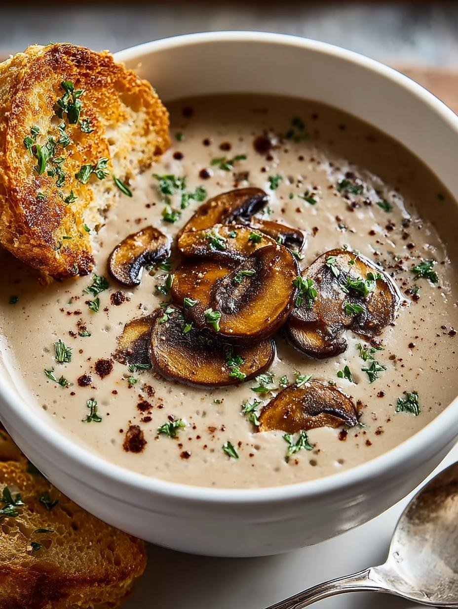 Cream Mushroom Soup Cozy for Chilly Evenings - Cream Mushroom Soup Cozy - additional detail