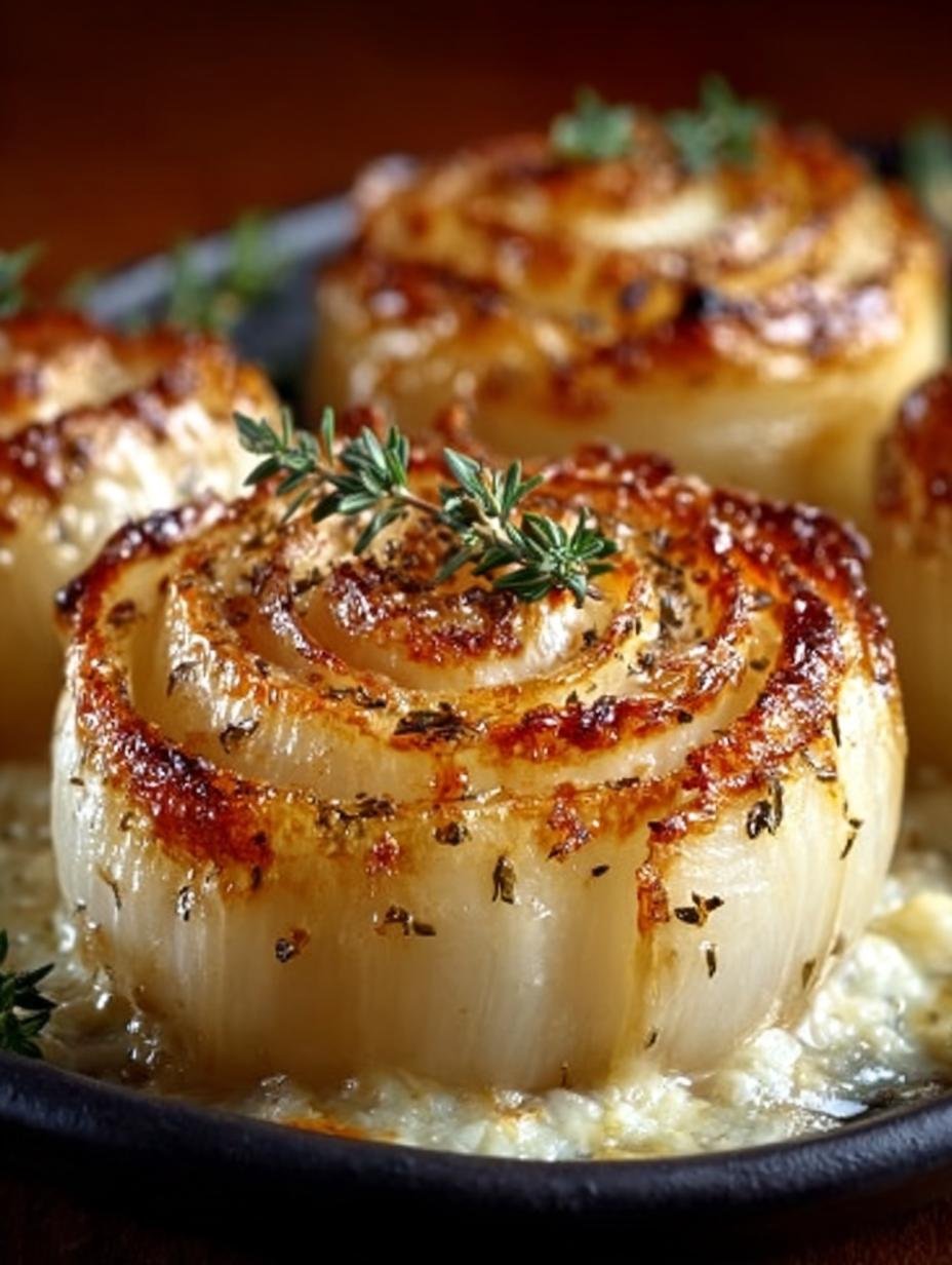 Creamy Baked Onions with Asiago Cheese: A Comfort Food Delight - Creamy Baked Onions with - main visual representation