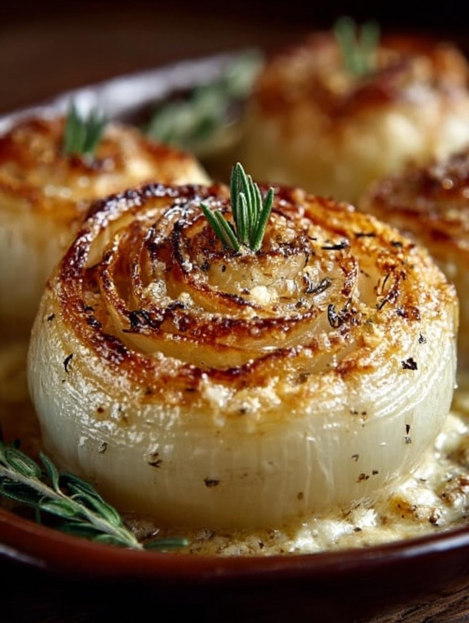 Creamy Baked Onions with Asiago Cheese: A Comfort Food Delight - Creamy Baked Onions with - additional detail