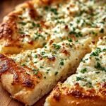 Creamy White Garlic Pizza