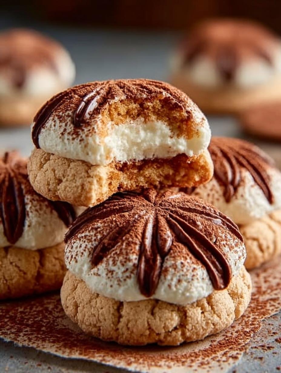 Crinkle Tiramisu Cookies Incredible