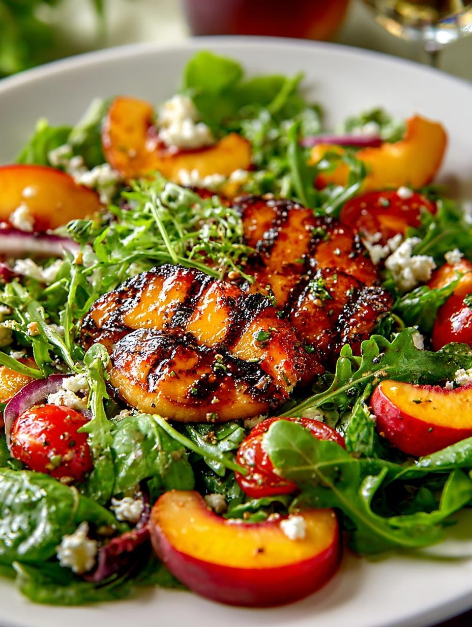 Delightful Grilled Peach Salad