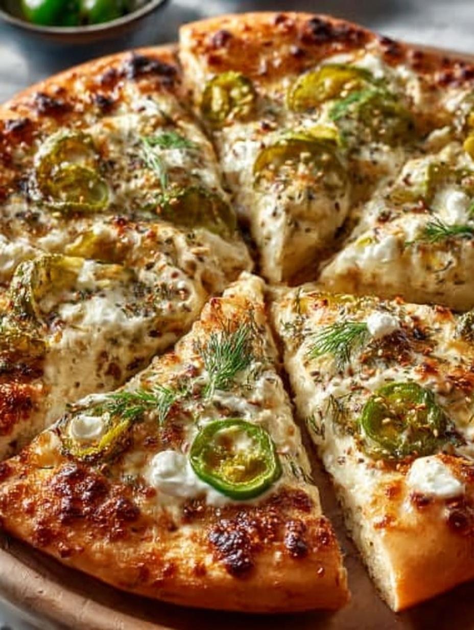 Dill Pickle Pizza with