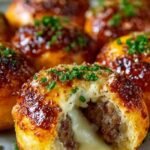 Garlic Parmesan Cheeseburger Bombs