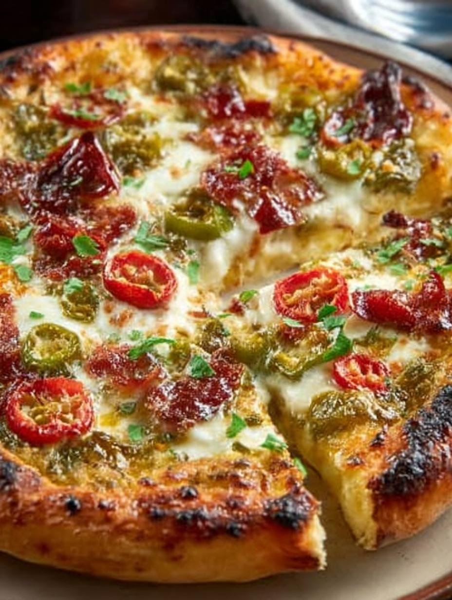 Green Chile Pizza