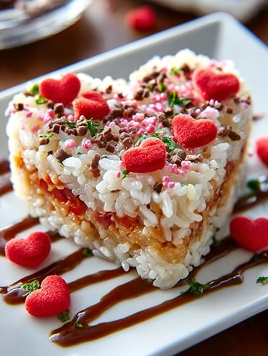 Heart Shaped Valentine Rice