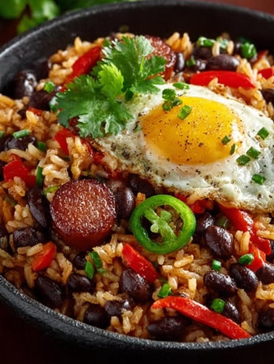 Hearty Black Beans Rice