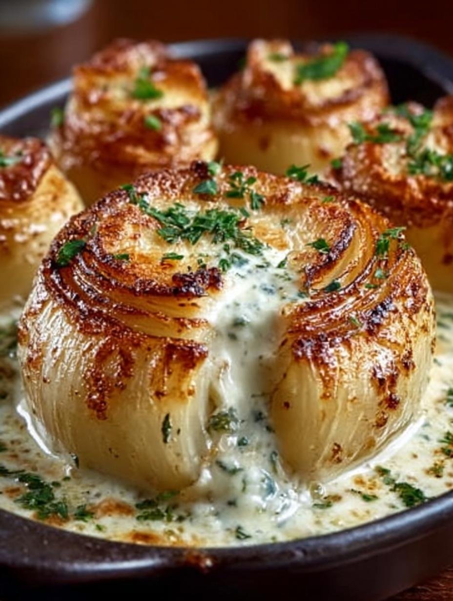 Irresistible Baked Onions with