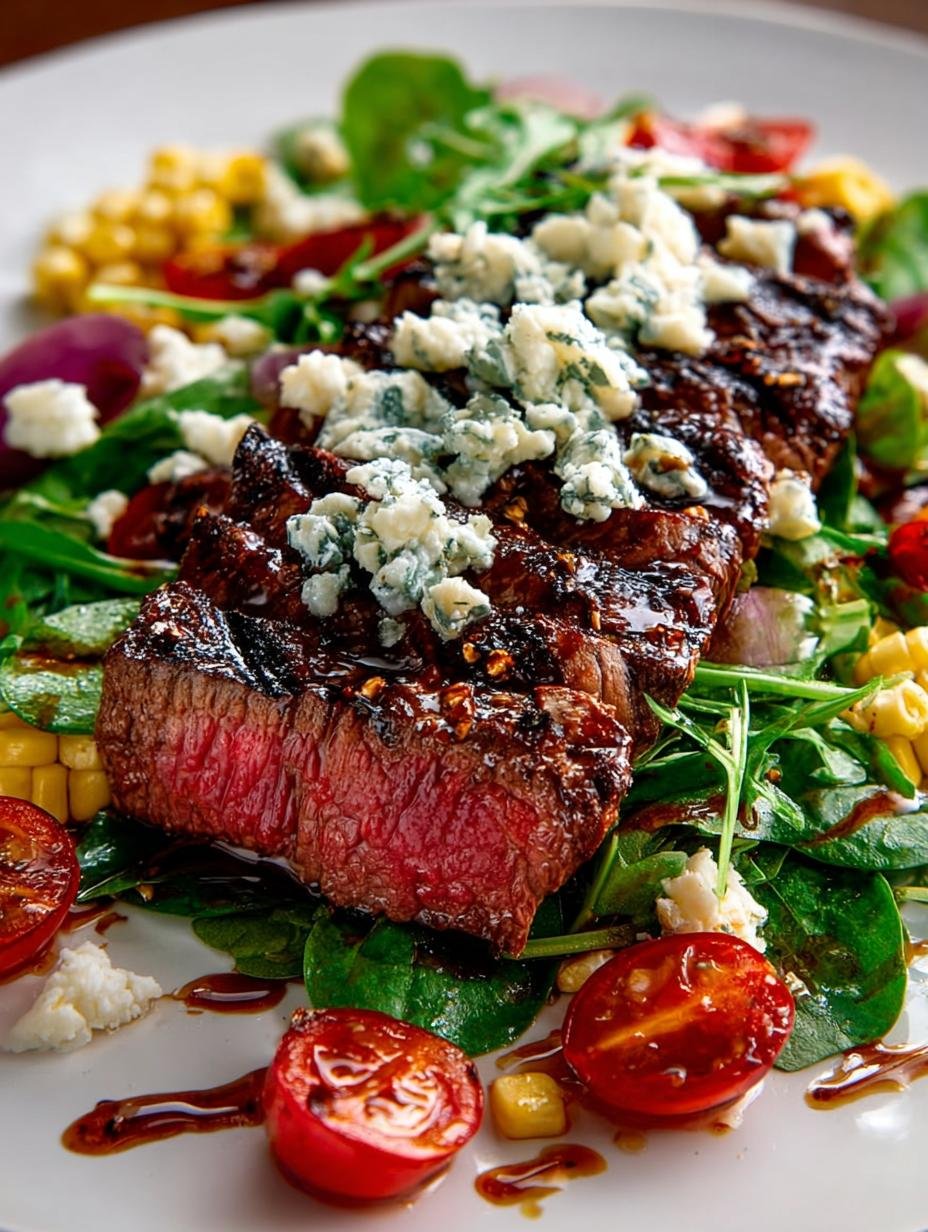 Irresistible Balsamic Steak Gorgonzola Salad Recipe - Irresistible Balsamic Steak Gorgonzola - main visual representation