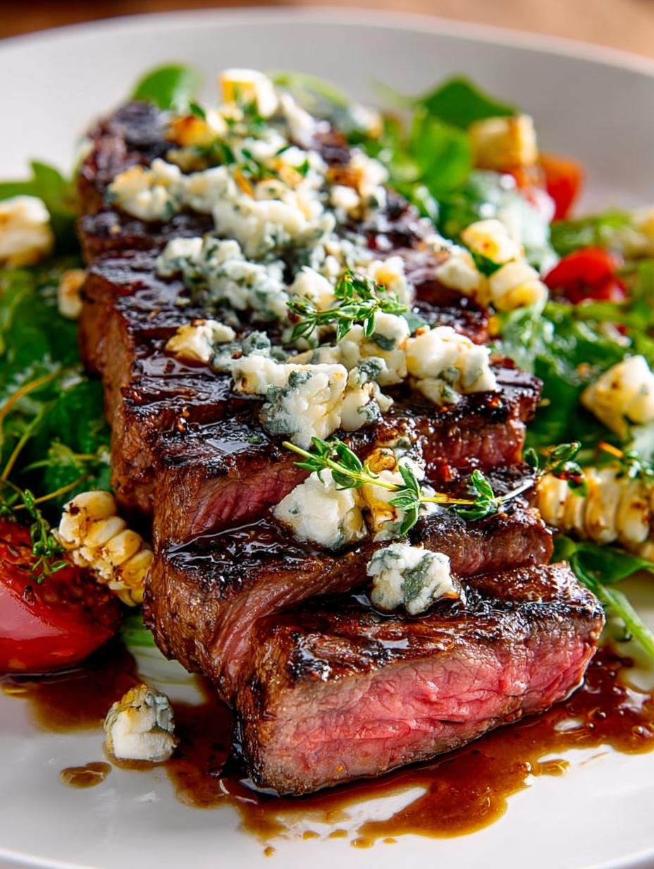Irresistible Balsamic Steak Gorgonzola