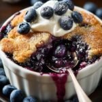 Irresistible Blueberry Cobbler For