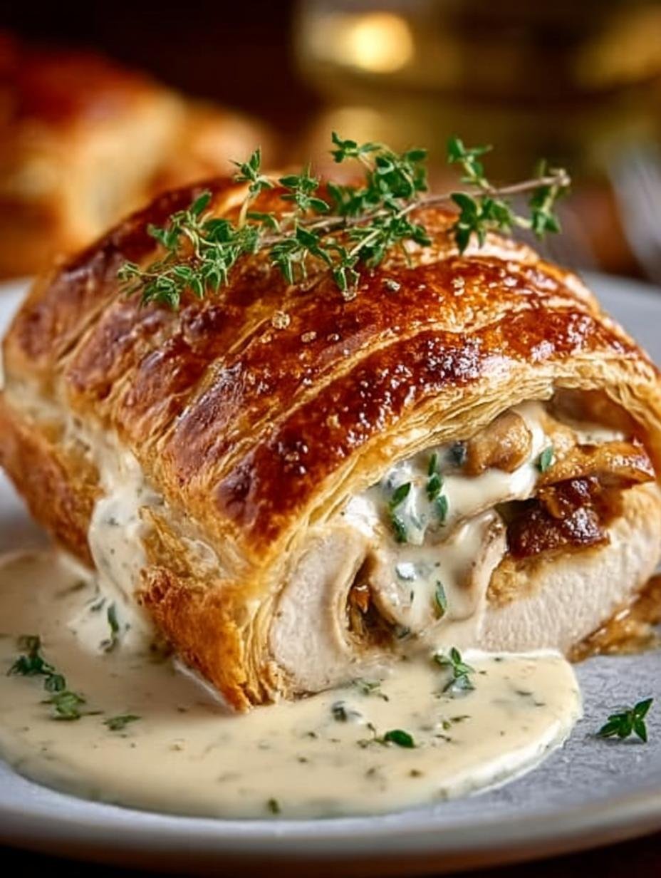 Irresistible Chicken Wellington with