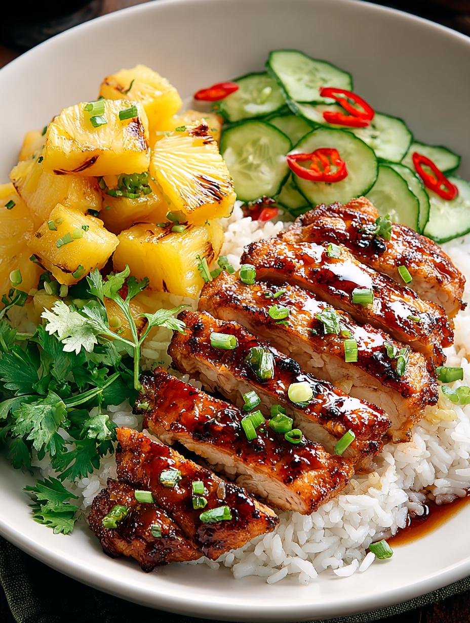 Irresistible Pineapple Chicken Rice