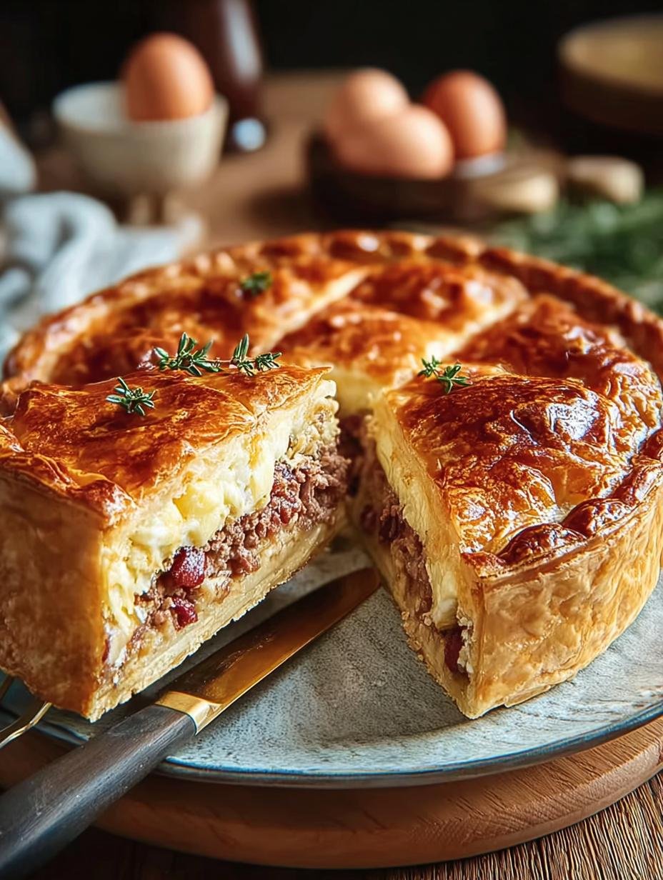 Delicious Italian Easter Meat Pie Recipe for Celebrations - Italian Easter Meat Pie - main visual representation