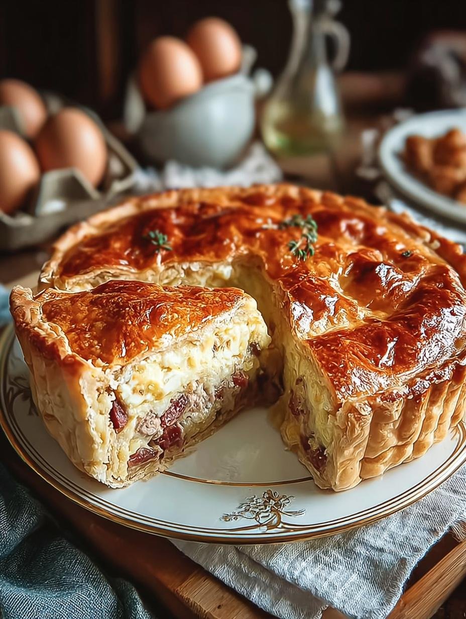 Delicious Italian Easter Meat Pie Recipe for Celebrations - Italian Easter Meat Pie - additional detail