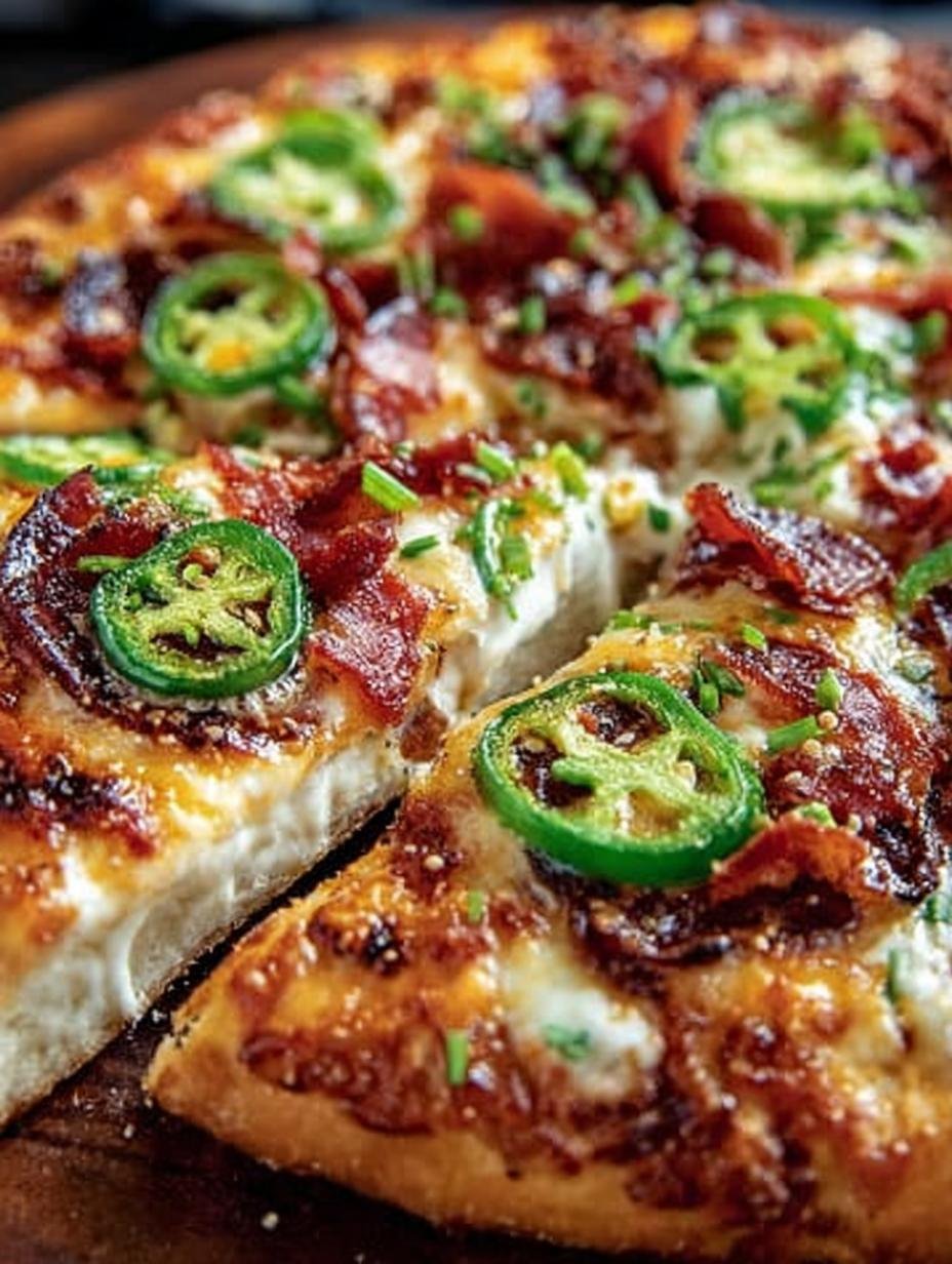 Jalapeno Popper Pizza Incredible: 8 Cheesy Variations - Jalapeno Popper Pizza Incredible - additional detail