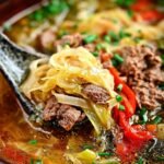 Keto Beef Cabbage Noodle