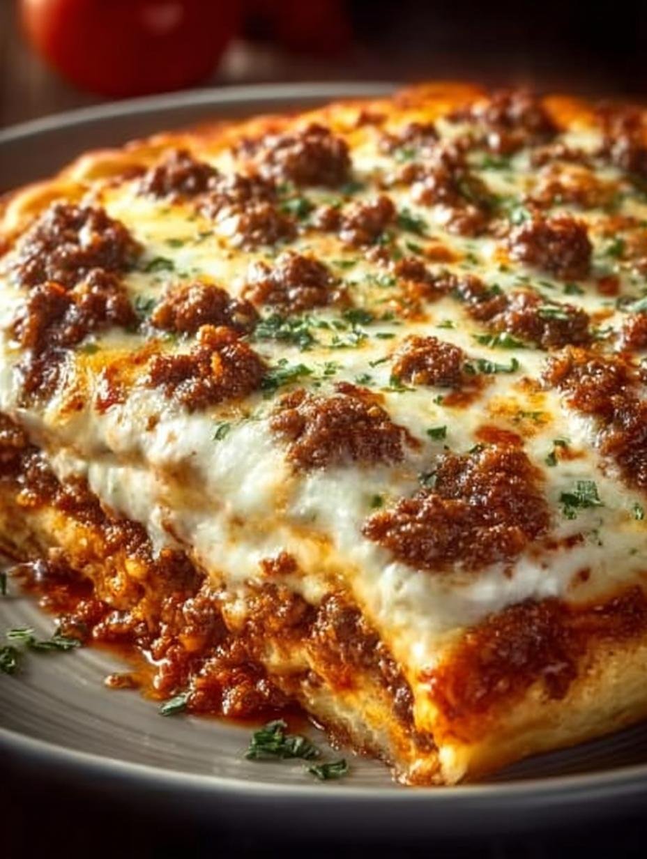 Lasagna Pizza: 10 Reasons You'll Love This Cheesy Delight - Lasagna Pizza - additional detail
