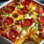 Low Carb Pizza Casserole