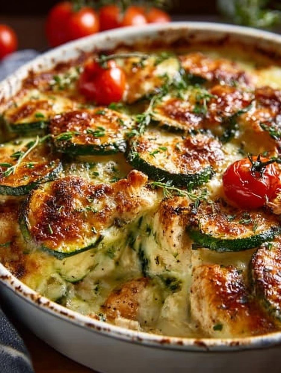 Mediterranean Chicken Zucchini Bake: 7 Irresistible Steps