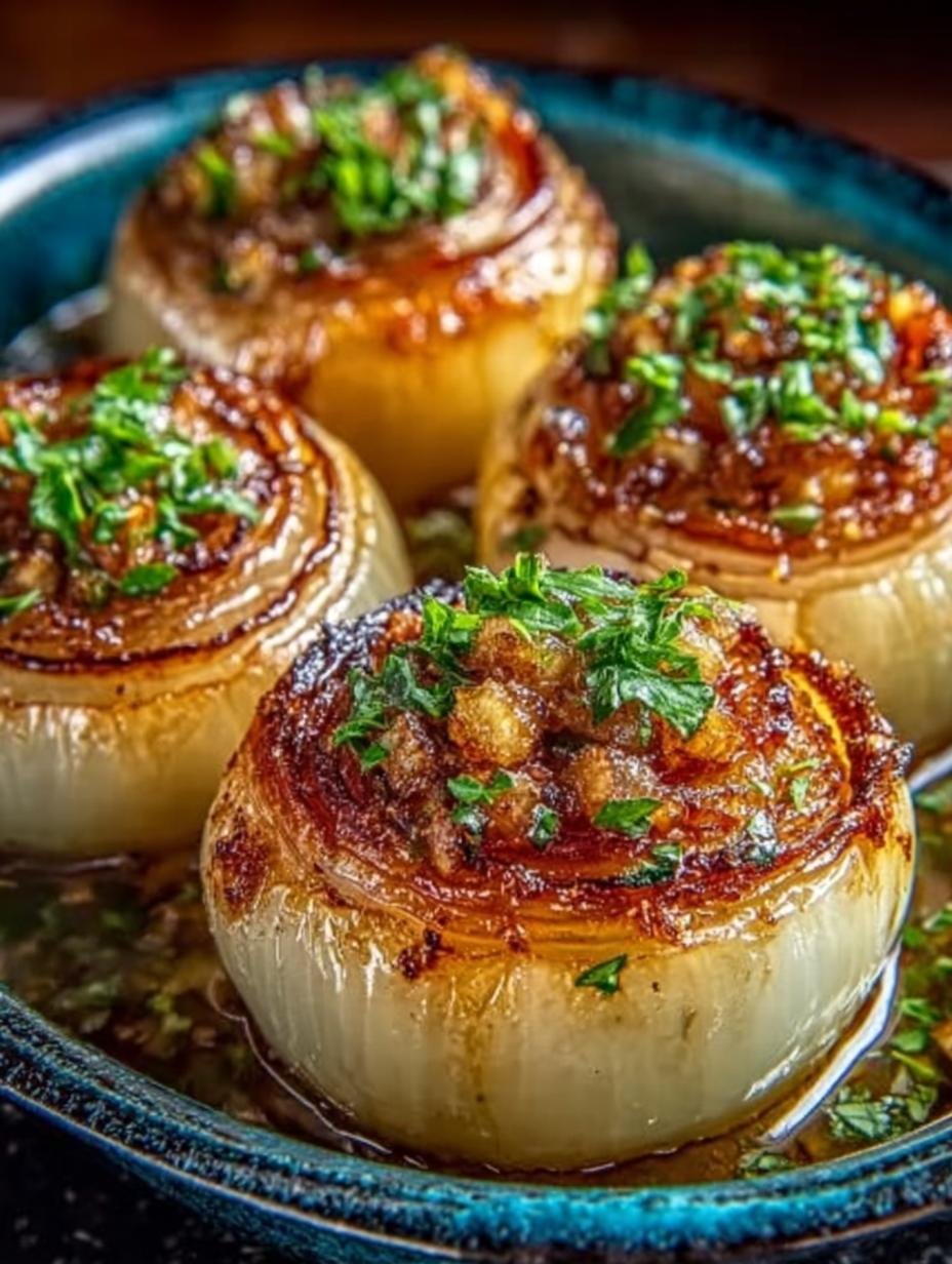 Middle Eastern Stuffed Onions