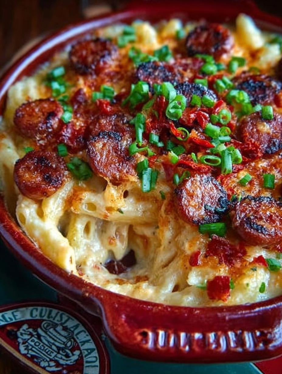 One Pan Cheesy Smoked Sausage & Pasta: A Comforting Delight - One Pan Cheesy Smoked - main visual representation