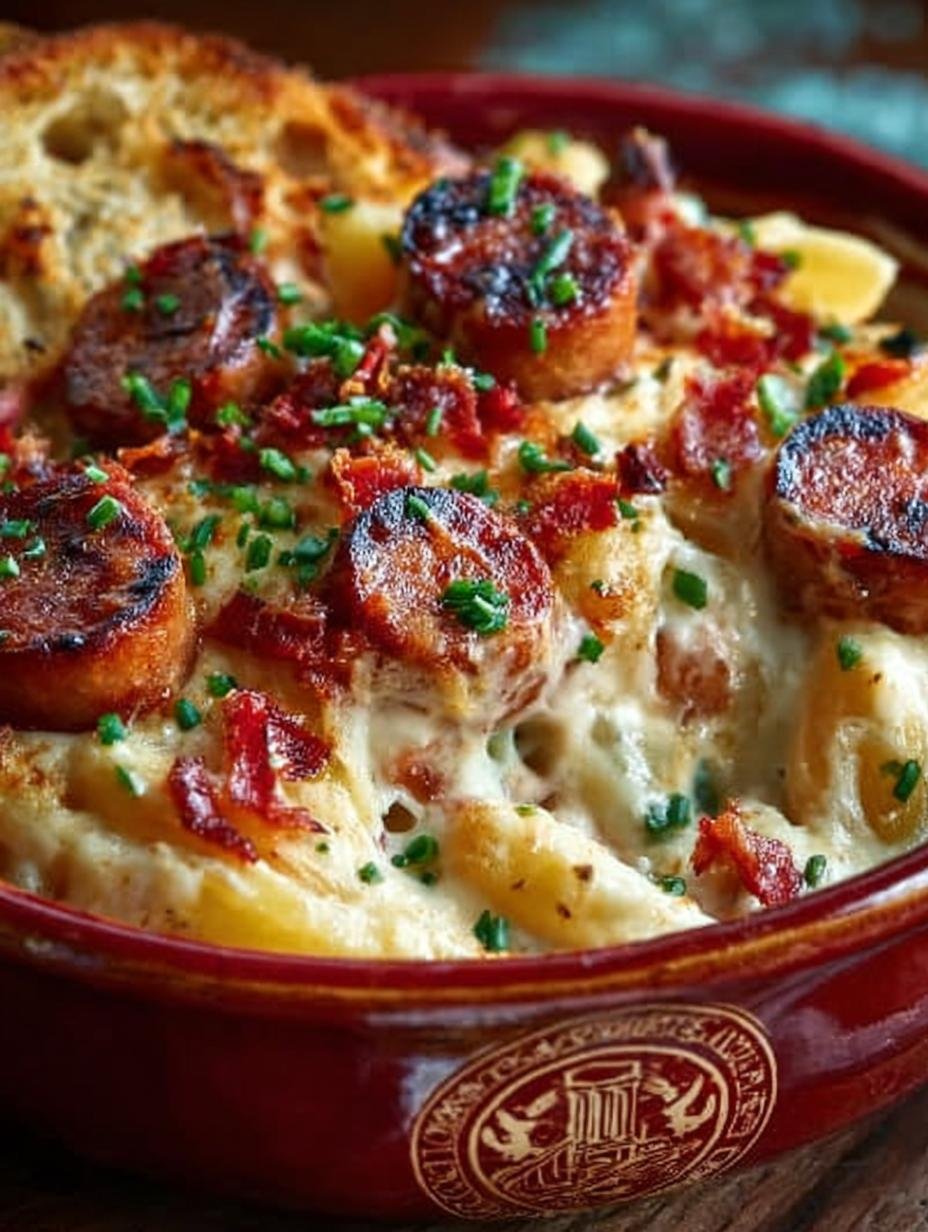 One Pan Cheesy Smoked