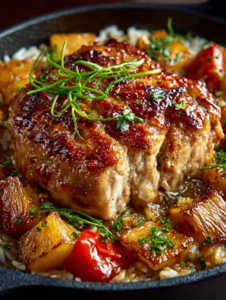 One Pan Pineapple Chicken: A Tropical Delight in 45 Minutes - One Pan Pineapple Chicken - main visual representation