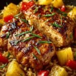 One Pan Pineapple Chicken