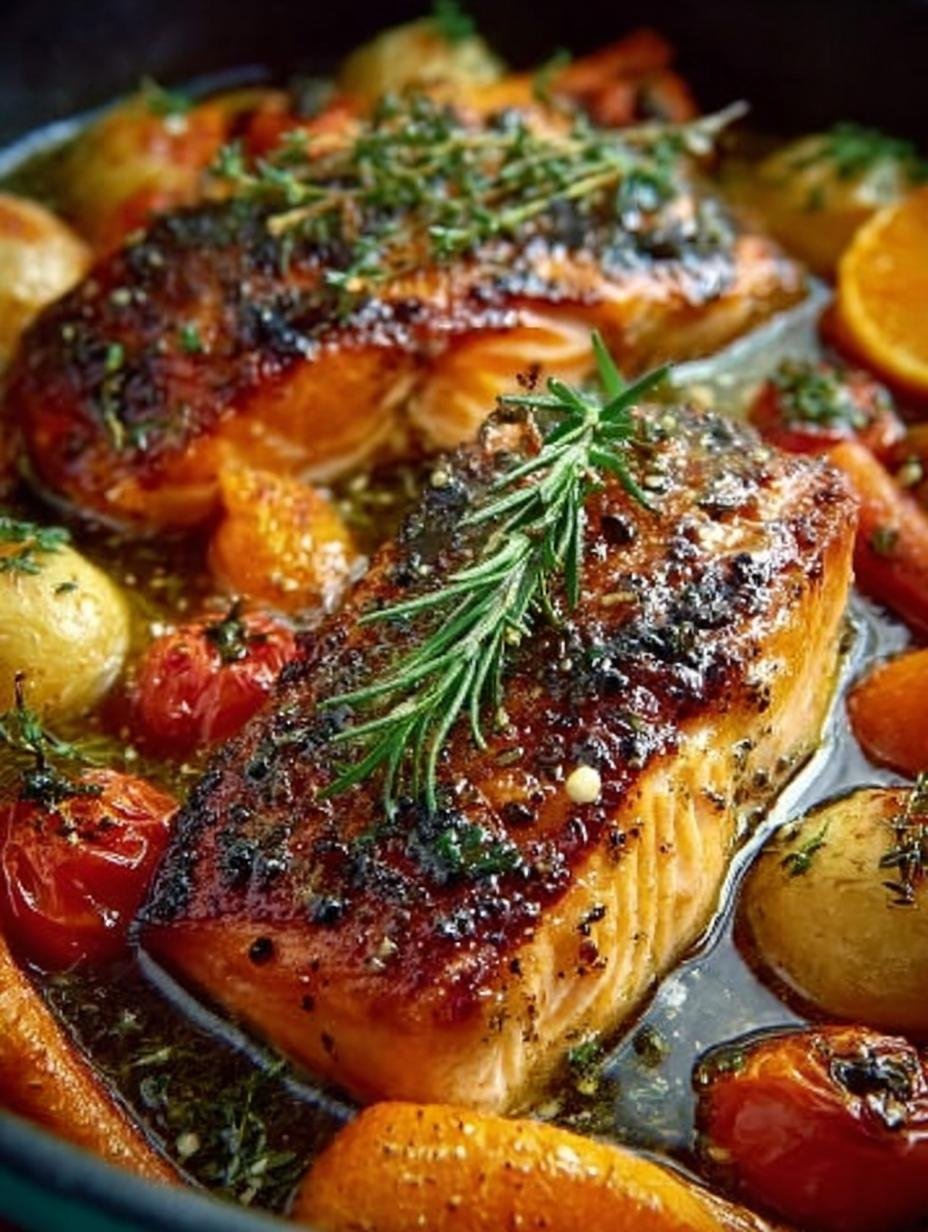 One Pan Roasted Orange Chicken with Veggies for Dinner - One Pan Roasted Orange - main visual representation
