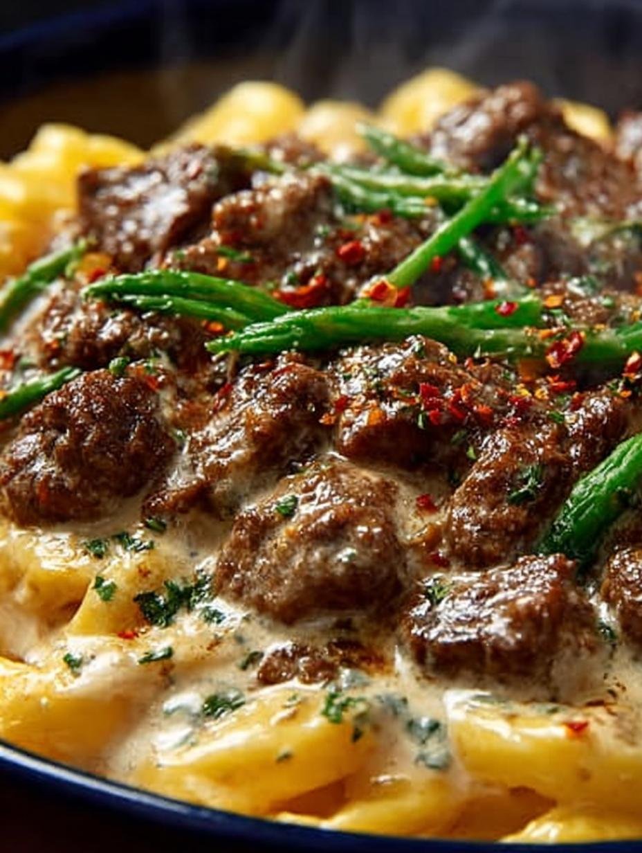 One Pot Creamy Beef