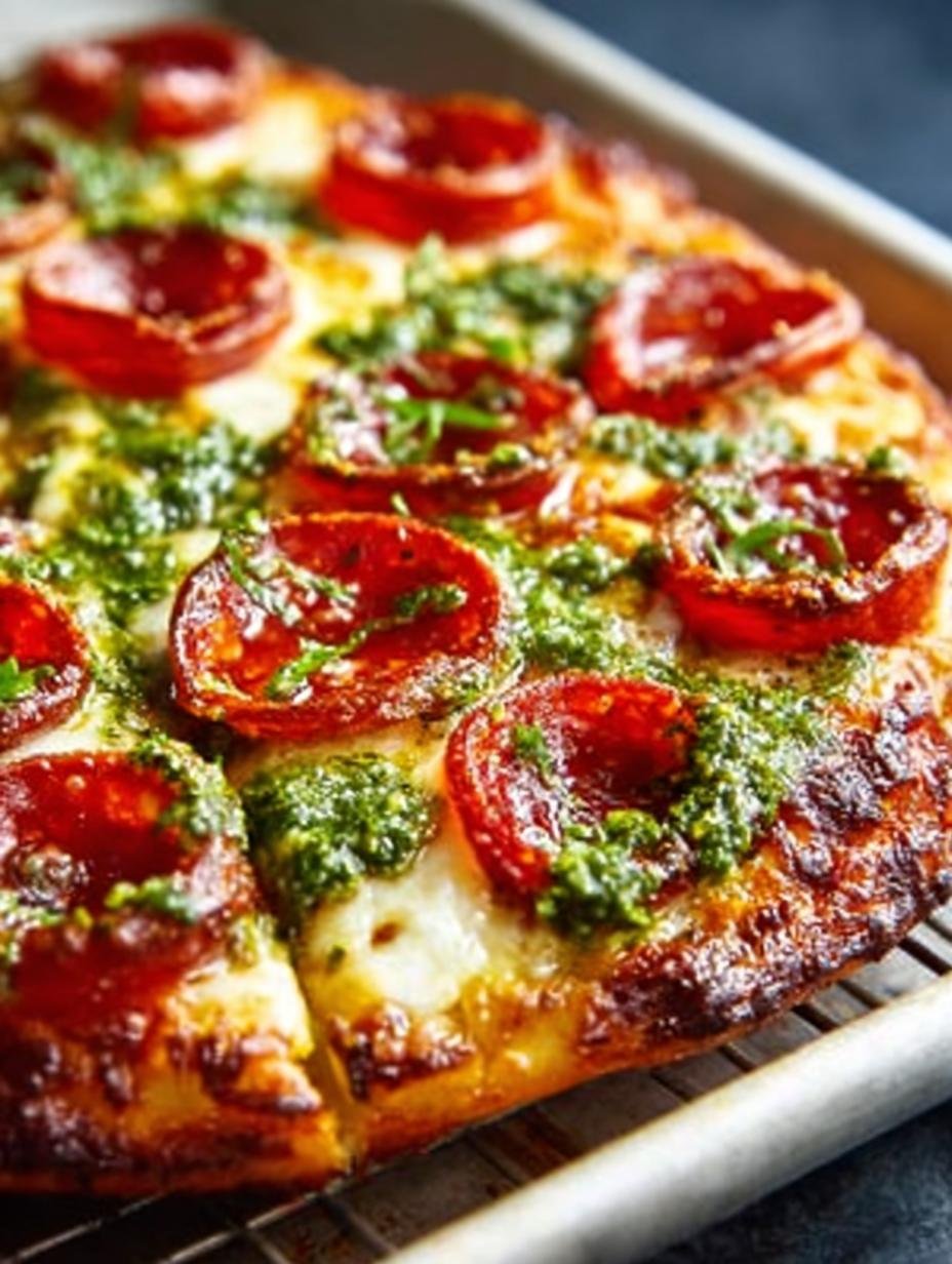 Pepperoni Roasted Jalapeno Pesto