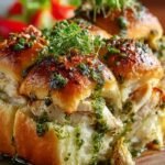 Pesto Chicken Pull Apart