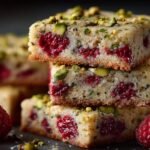 Raspberry Pistachio Shortbread Cookies