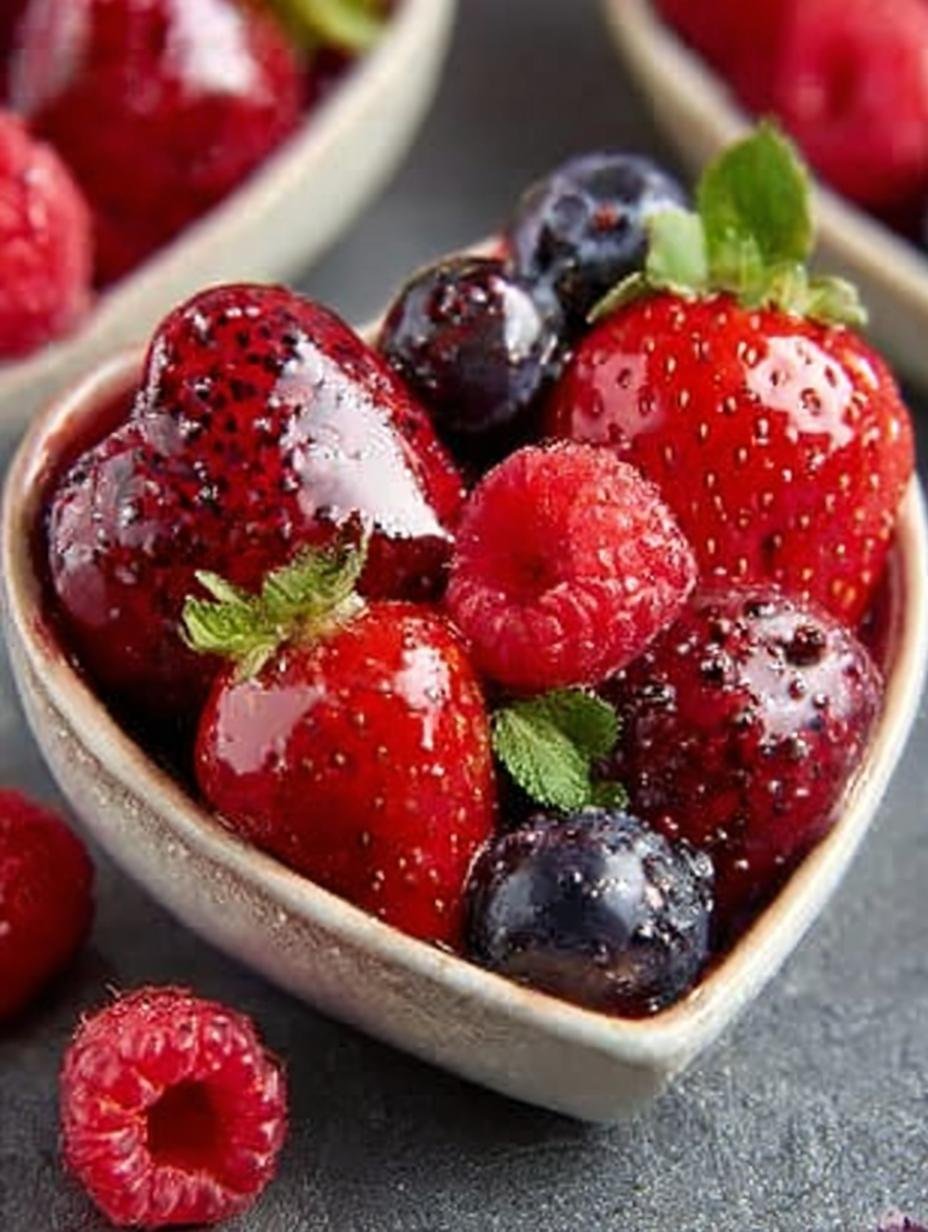 Red Berry Valentine Fruit