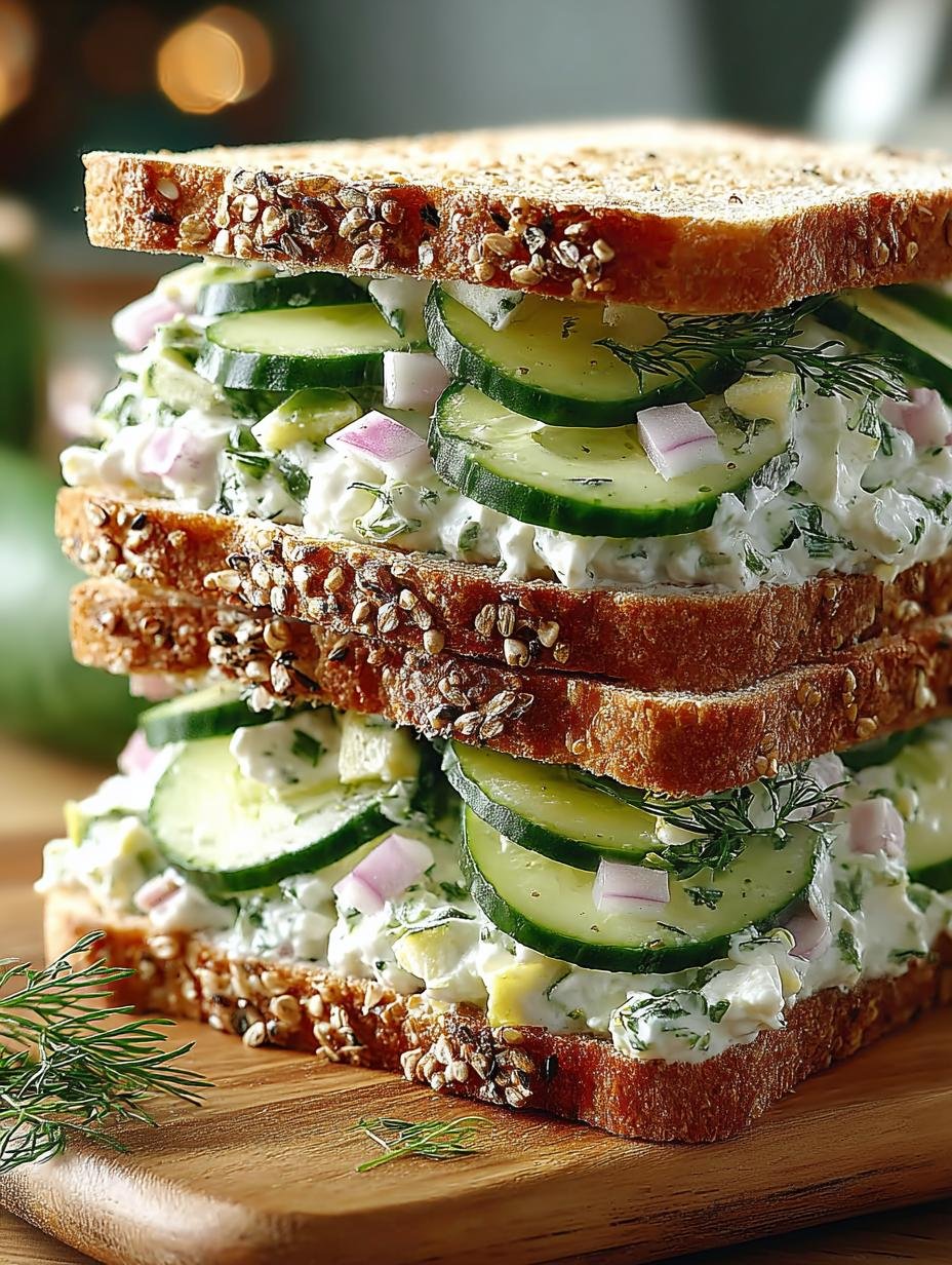 Refreshing Cucumber Salad Sandwiches: 5 Easy Variations - Refreshing Cucumber Salad Sandwiches - main visual representation