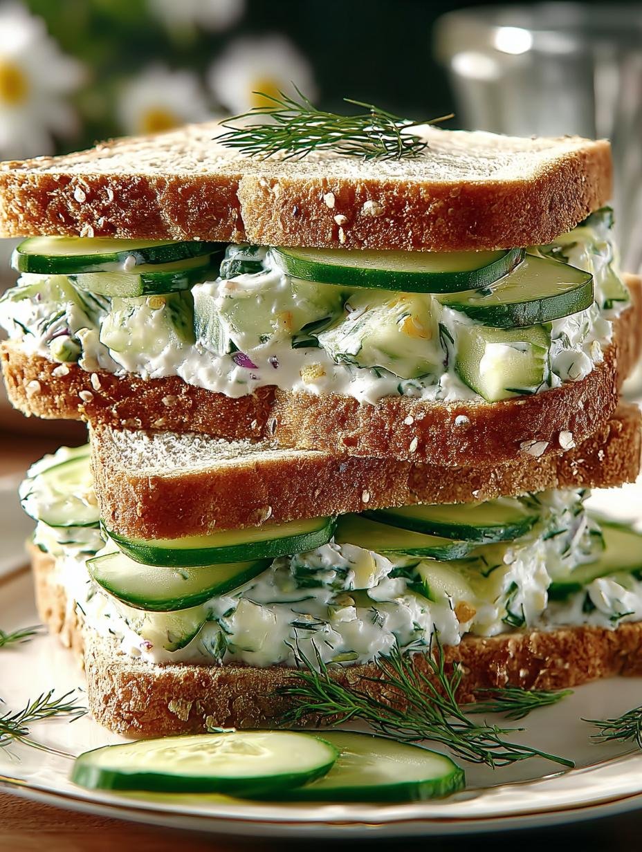 Refreshing Cucumber Salad Sandwiches: 5 Easy Variations - Refreshing Cucumber Salad Sandwiches - additional detail