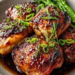 Roasted Miso Chicken Thighs