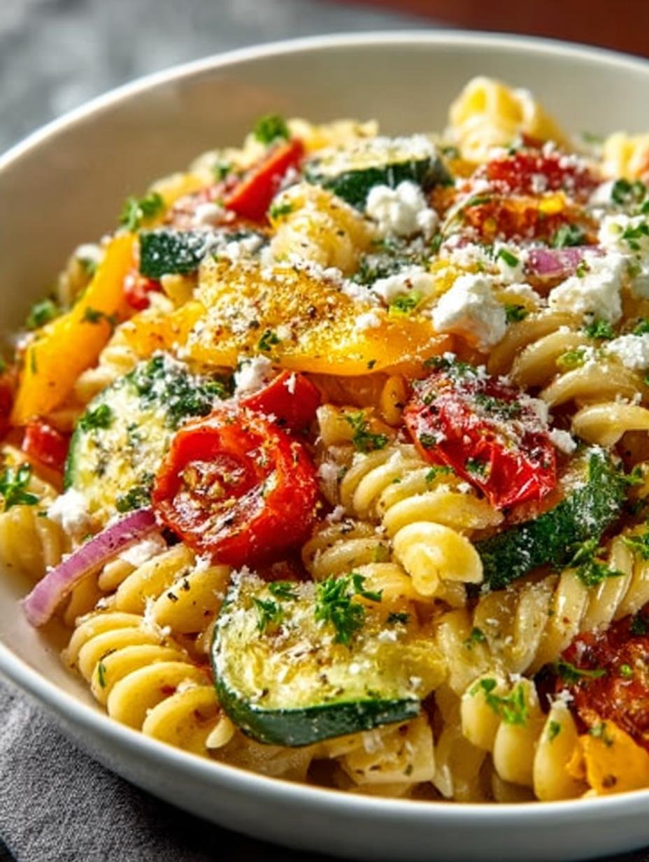 Roasted Veggie Pasta with