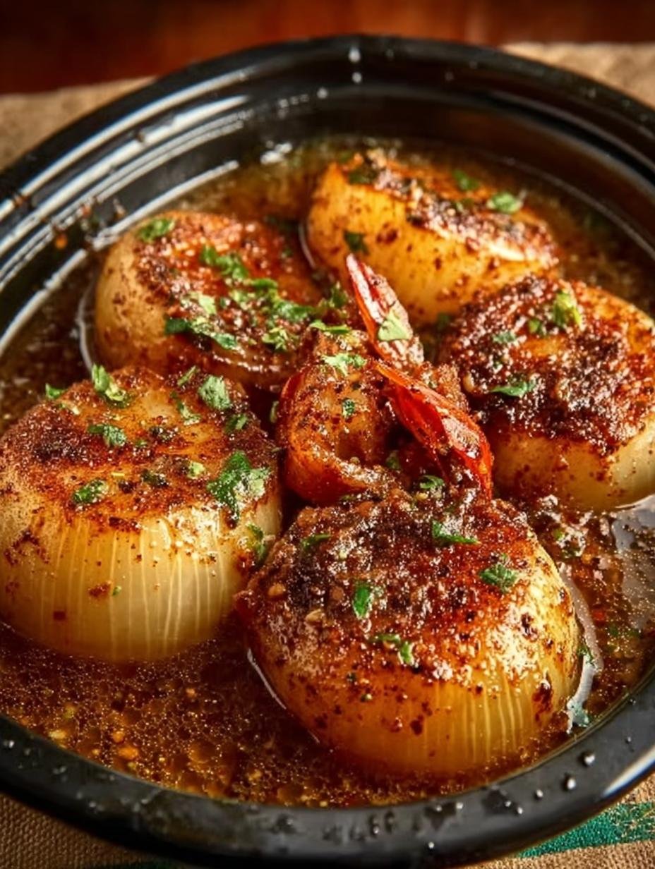 Spicy Cajun Onion Boil
