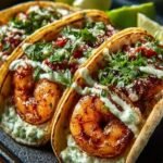 Spicy Shrimp Tacos with