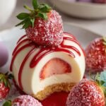 Strawberry Cheesecake Easter Egg