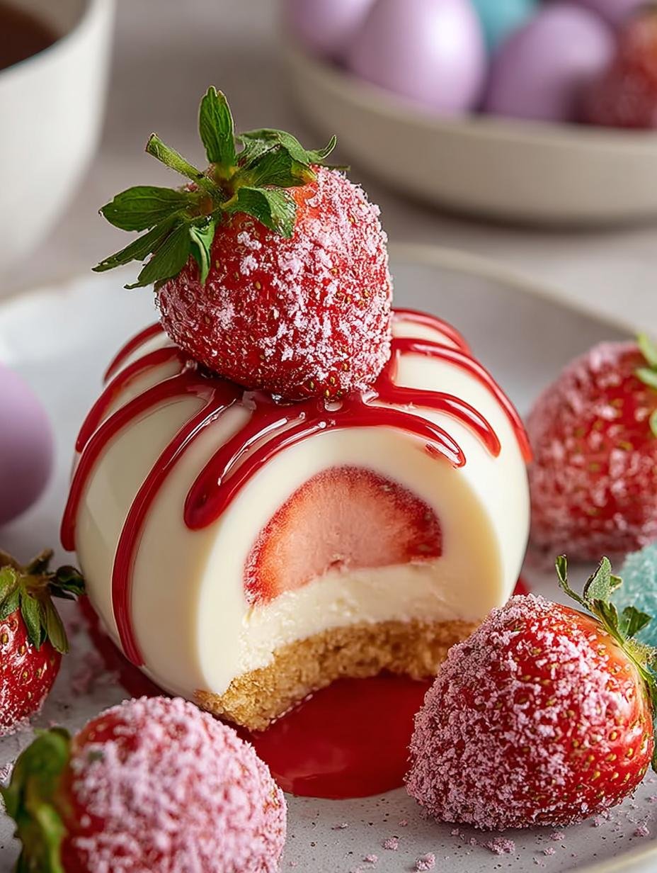 Strawberry Cheesecake Easter Egg: 12 Delicious Bites
