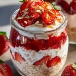 Strawberry Cheesecake Overnight Oats